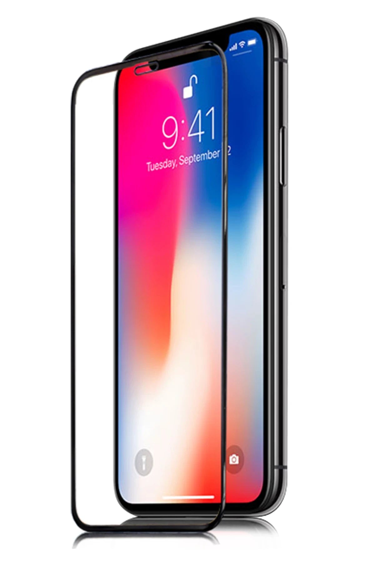 Newface 5D Tam Kaplayan Cam Ekran Koruyucu - Apple