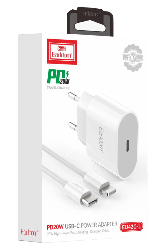 Earldom ES-EU42L 20W PD Hızlı Yeni Nesil iPhone Şarj Cihazı