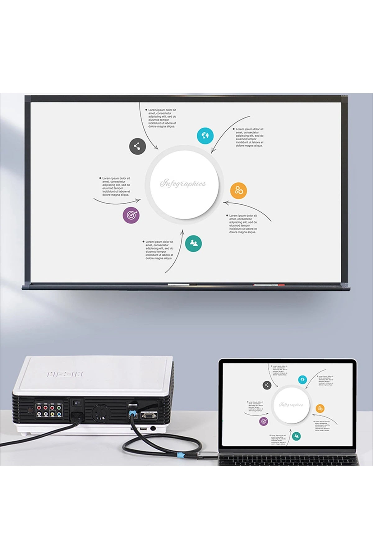 Earldom W19 4K Tak Çalıştır Type-C to HDMI Dönüştürücü