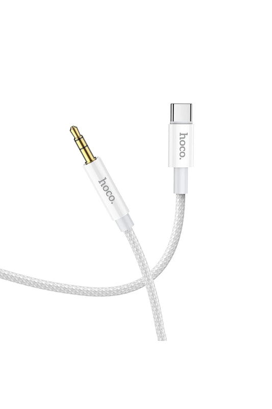Hoco. UPA19 1M Hasırlı Type-C to Aux Kablo