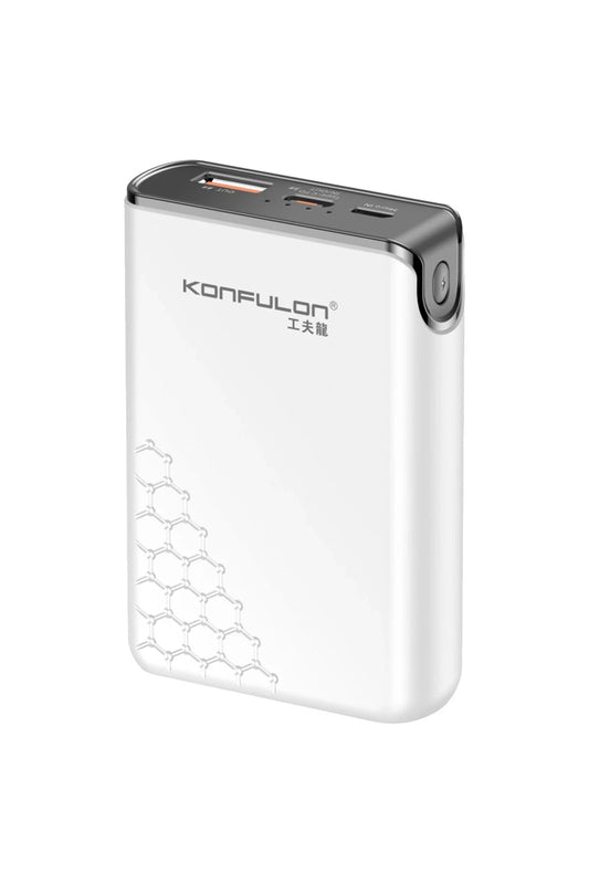 Konfulon A6Q 22.5W Usb 3.0 ve 20W Type-C Çıkışlı 10.000 mAh PD Powerbank