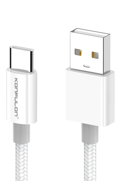Konfulon DC80 1M 3A USB to Type-C Hızlı Şarj Kablo
