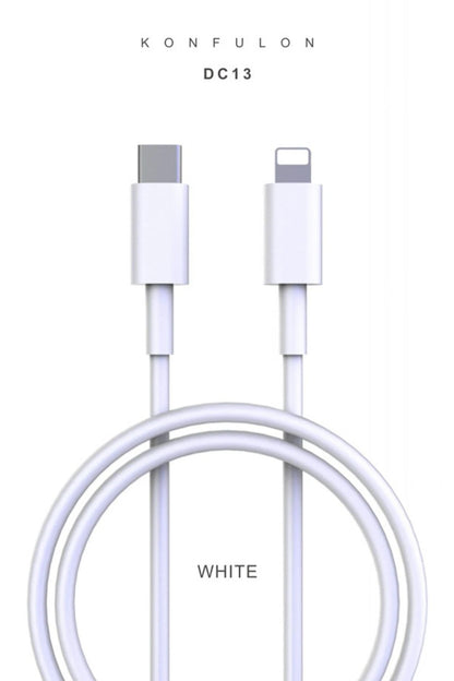 Konfulon DC13 1M 20W Type-C to Lightning Kablo