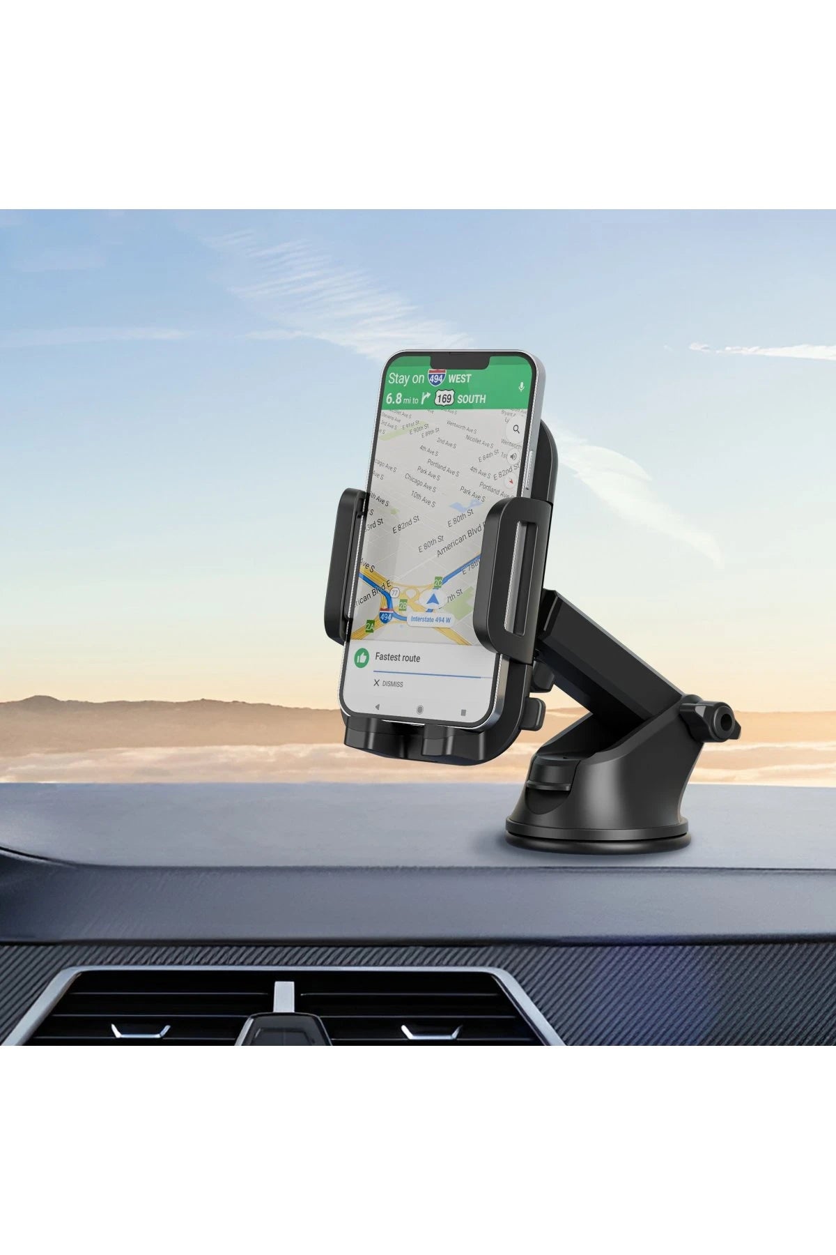 Earldom EH280 Ayarlanabilir Yapışkanlı Araç Tutucu