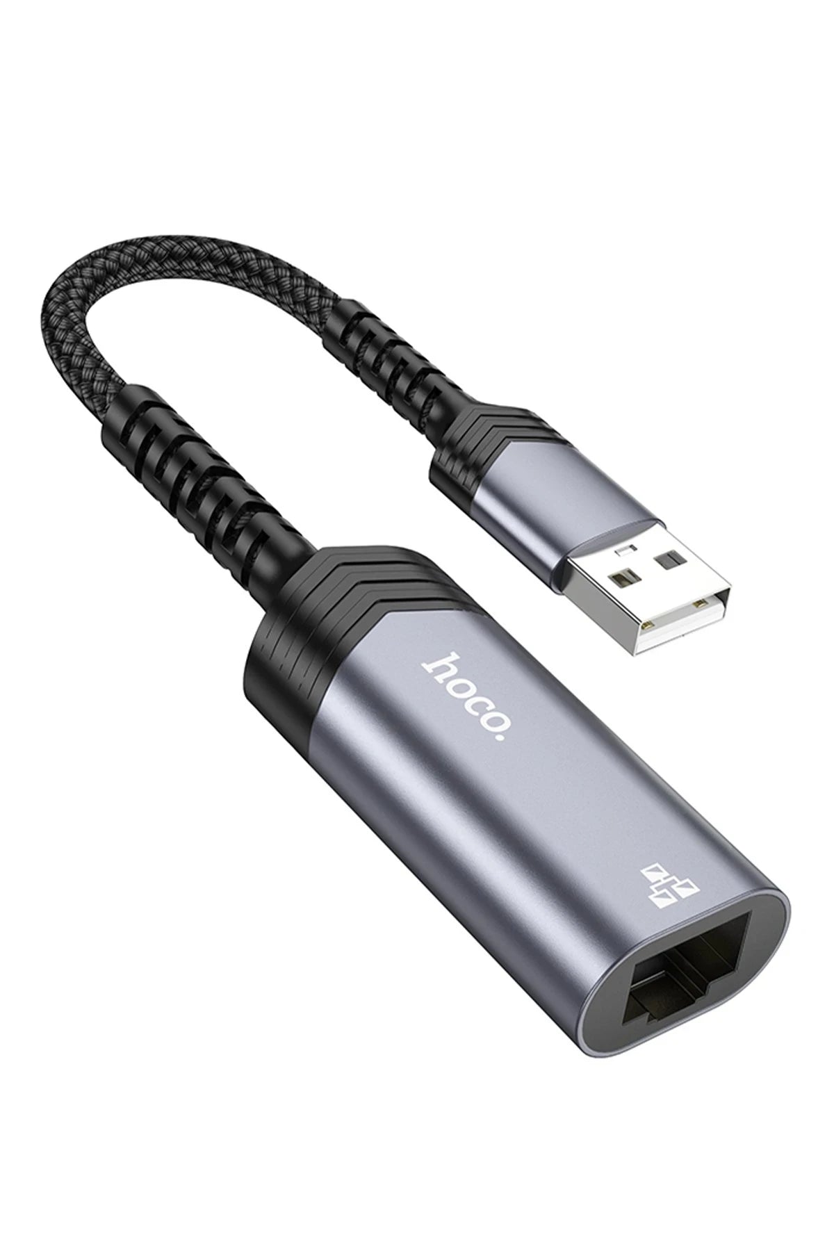 Hoco. UA26 Tak Çalıştır USB to RJ45 100 Mbps Ethernet Dönüştürücü