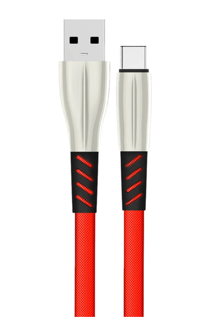 Konfulon S90 Metal Uçlu Type-C Kablo 1M 2.4A