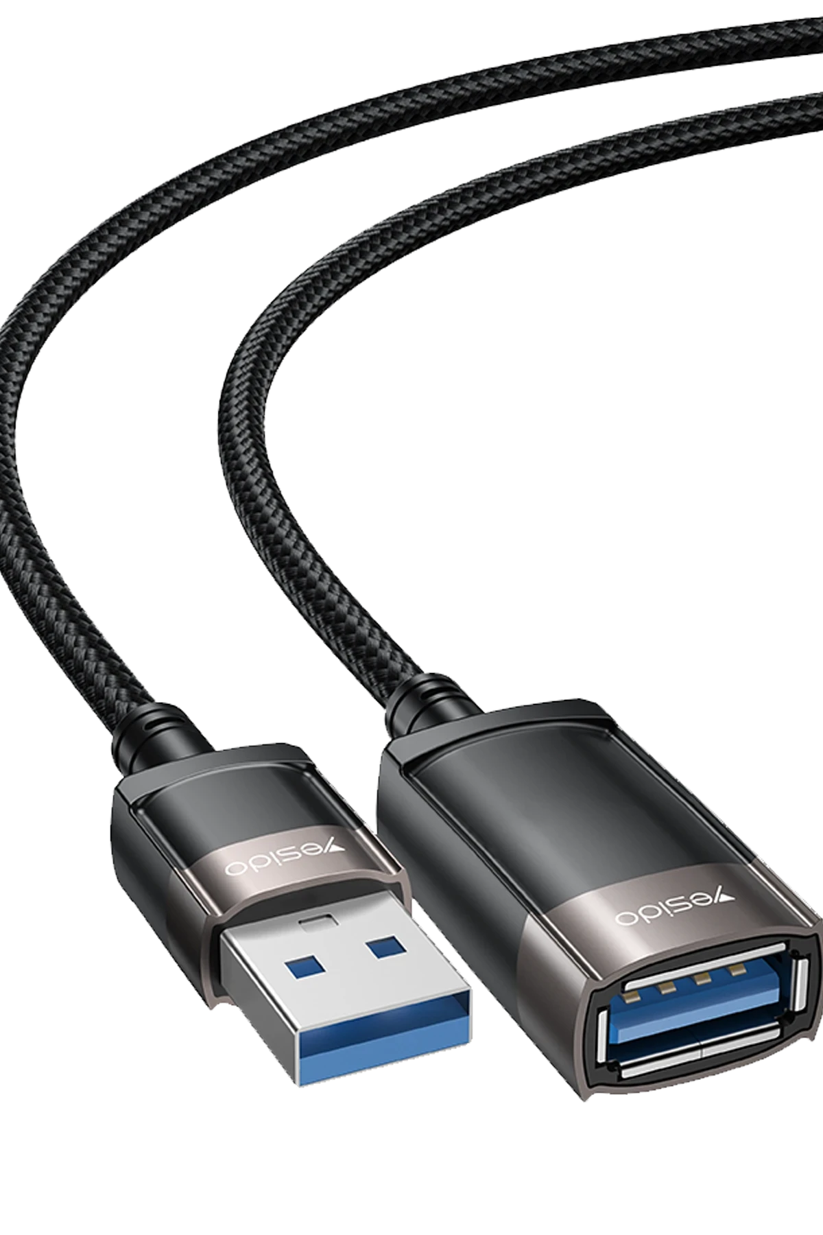 Yesido GS26 1.5M USB to Dişi USB 480 Mbps Data Aktarım Hızlı Dönüştürücü Kablo
