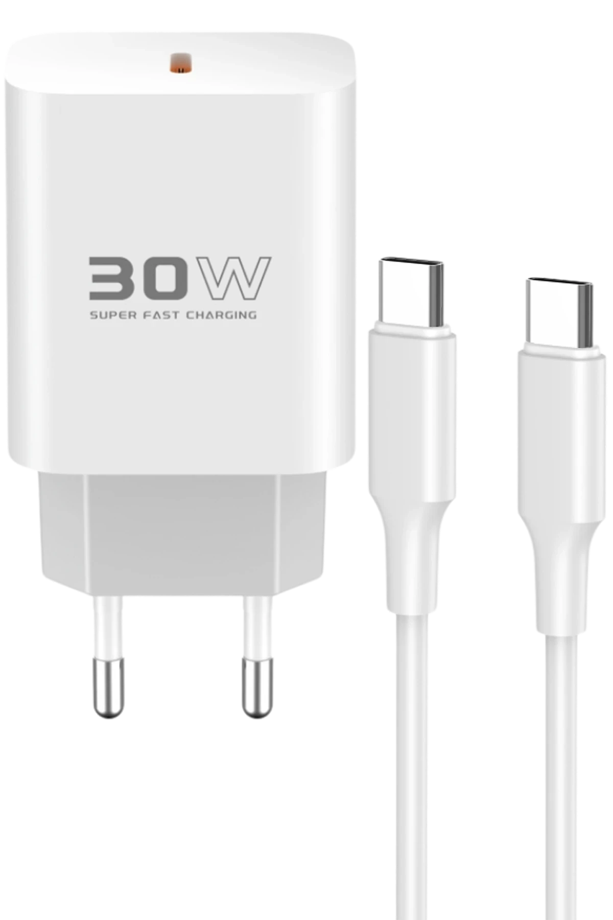 Konfulon C87C 30W Type-C Çıkışlı Ekstra DL50 1M Type-C to Lightning Kablolu PD Şarj Cihazı