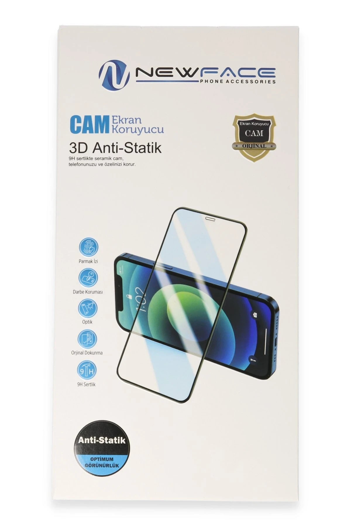 Newface 3D Antistatik Cam Ekran Koruyucu - Samsung