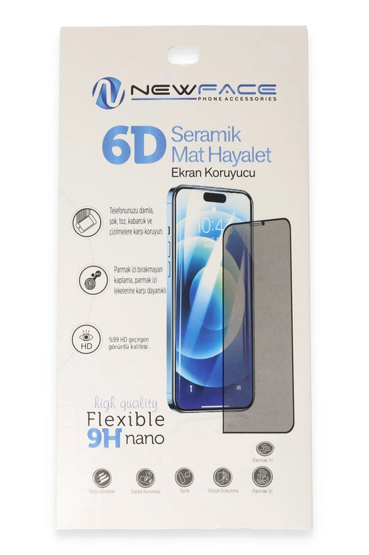 Newface 6D Antistatik Mat Seramik Hayalet Nano Ekran Koruyucu - Xiaomi