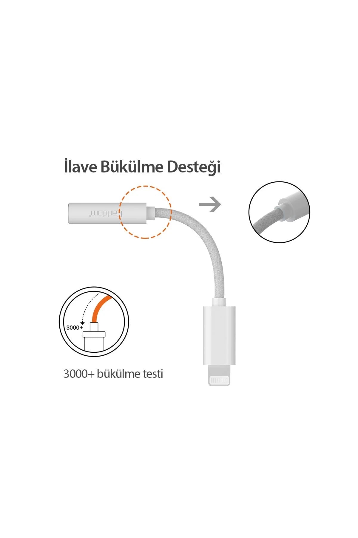 Earldom OT68 Tak Çalıştır Lightning to Aux Dönüştürücü