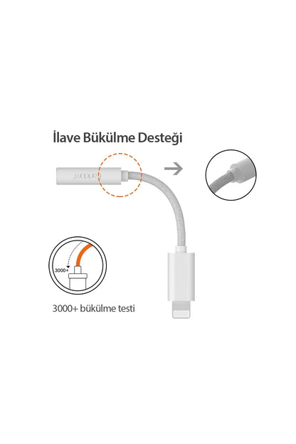 Earldom OT68 Tak Çalıştır Lightning to Aux Dönüştürücü