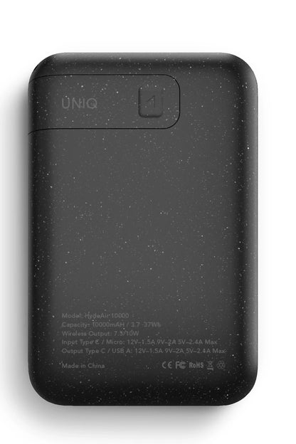 Uniq Hydeair 10.000mAh Manyetik PD Kablosuz 18W Type-C PowerbanK