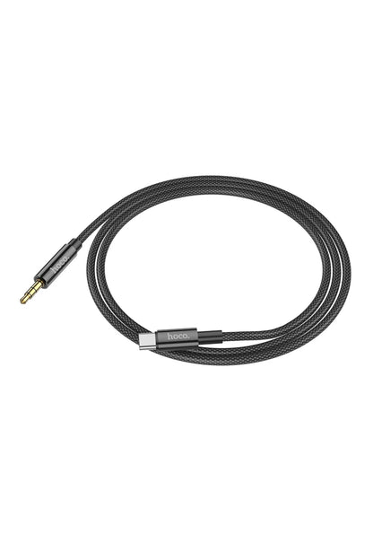 Hoco. UPA19 1M Hasırlı Type-C to Aux Kablo