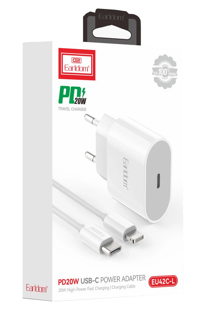 Earldom ES-EU42L 20W PD Hızlı Yeni Nesil iPhone Şarj Cihazı