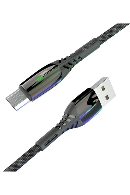 Konfulon S91 Ledli Micro USB Kablo 1M 2.4A