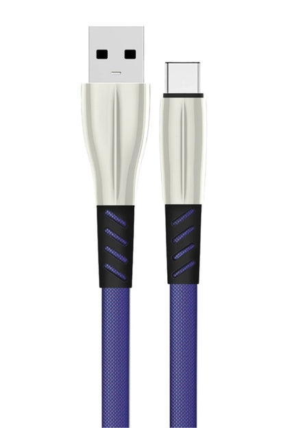 Konfulon S90 Metal Uçlu Type-C Kablo 1M 2.4A