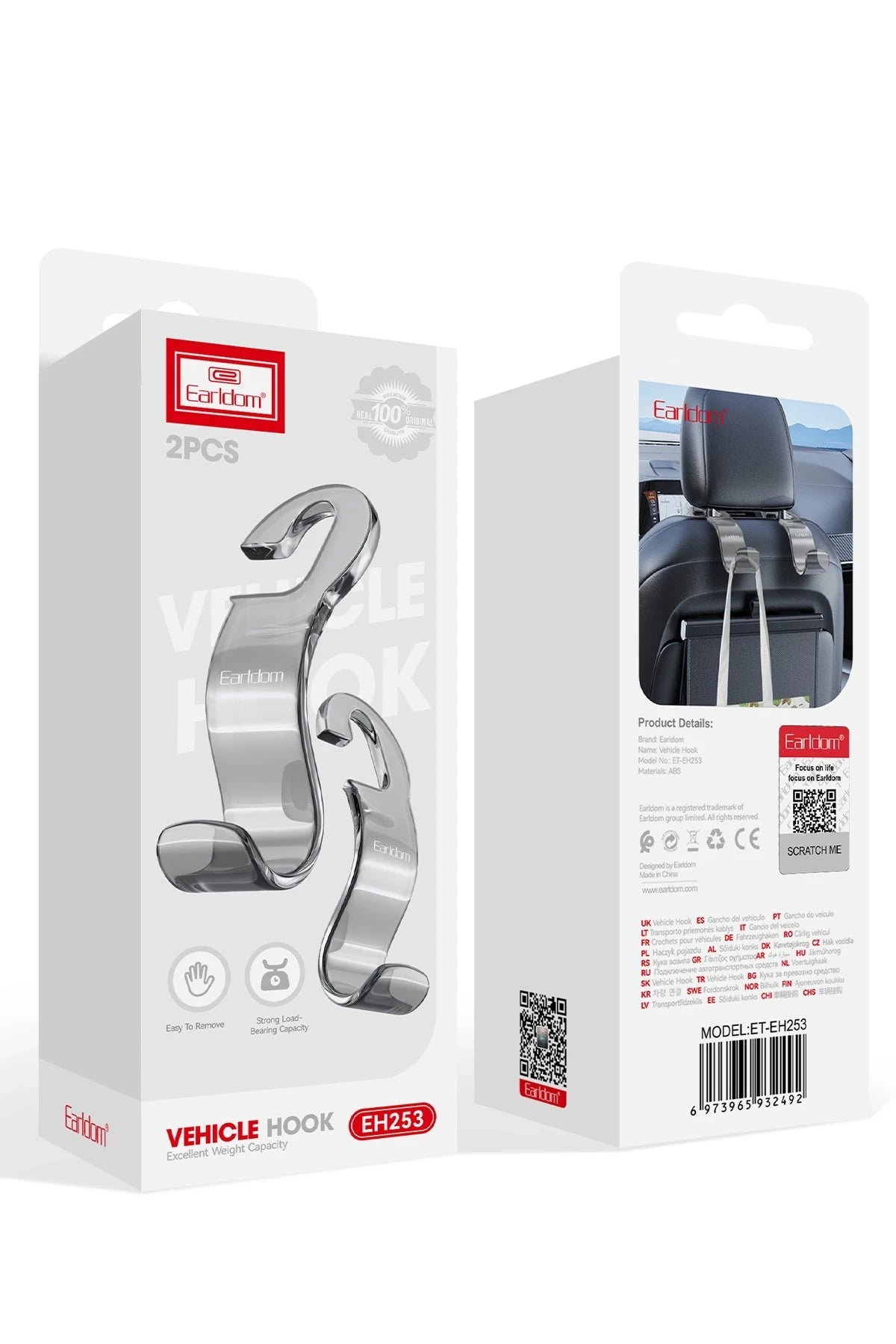 Earldom EH253 Araç Koltuk Arkası Askı Aparatı