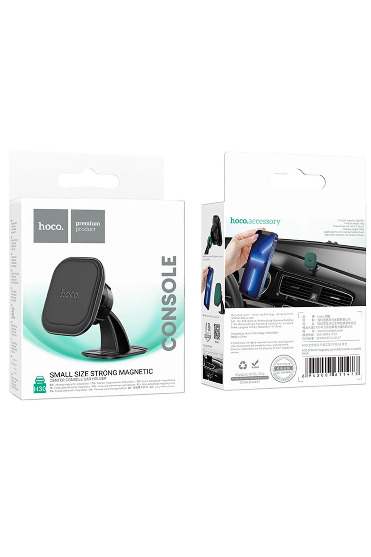 Hoco. H30 Yapışkanlı Manyetik Magsafe Araç Tutucu