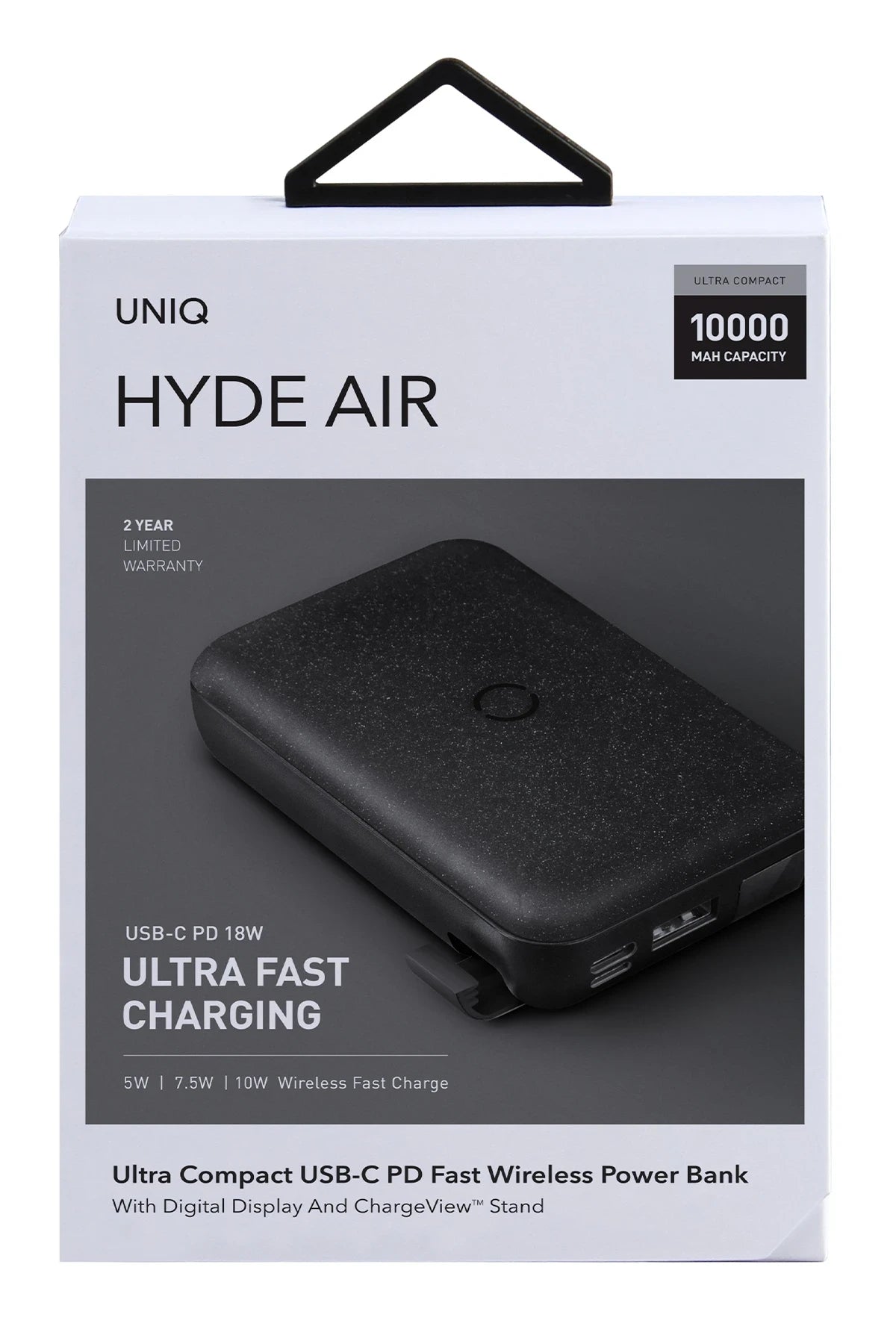 Uniq Hydeair 10.000mAh Manyetik PD Kablosuz 18W Type-C PowerbanK