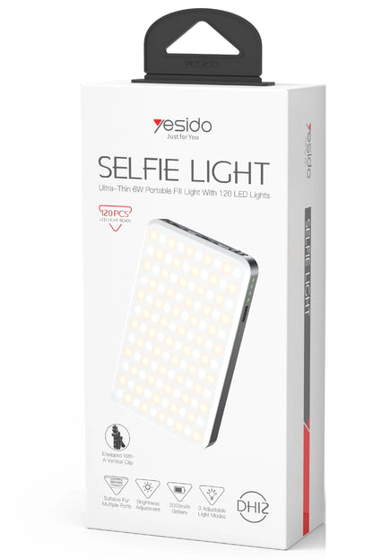 Yesido DH12 Ultra İnce Mini Tripodlu 120 Adet Ledli Yayın Işığı