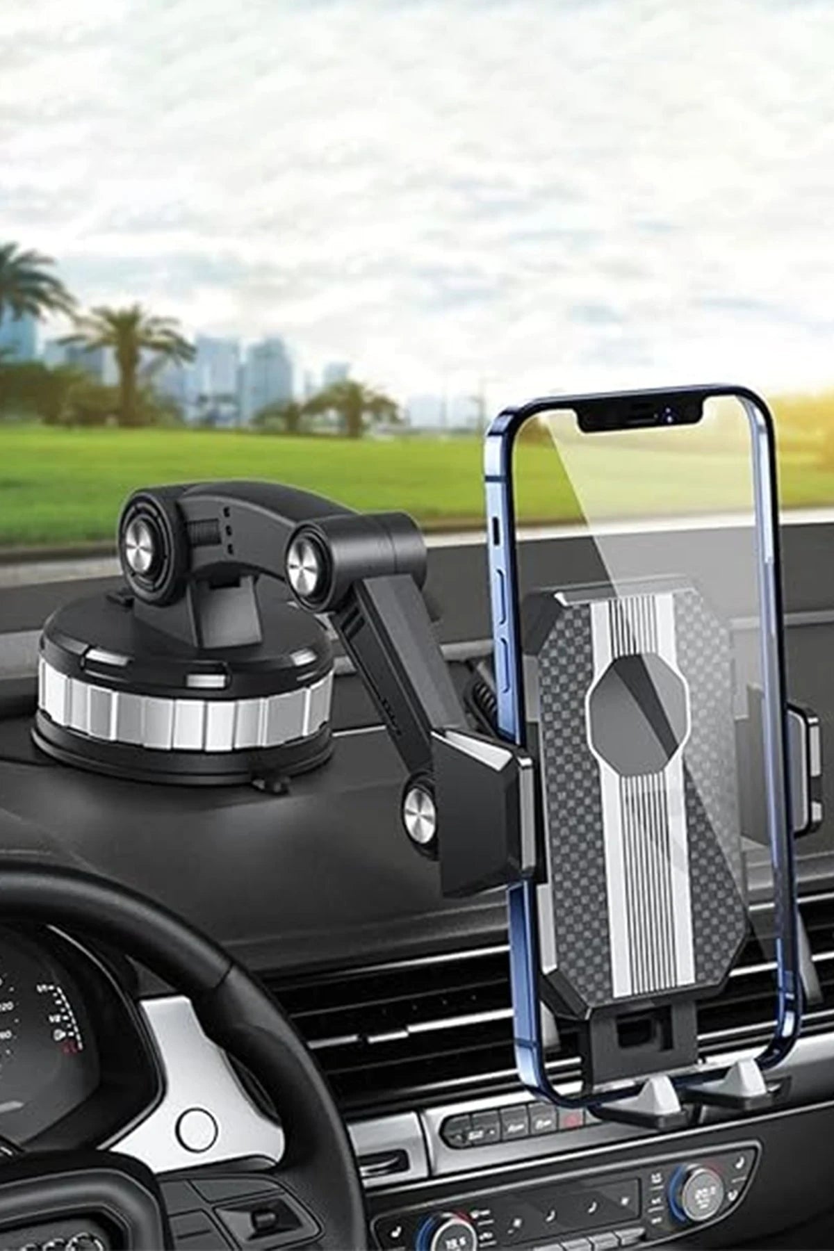 Vlike V13 Vantuzlu 360 Derece Ayarlanabilir Araç Tutucu