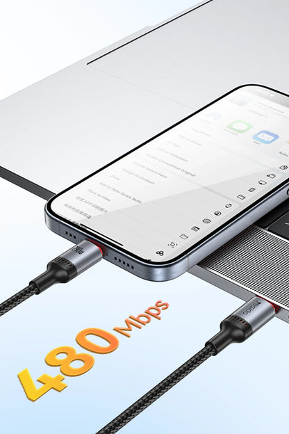 Yesido CA185 1.2M 240W Type-C to Type-C PD Hızlı Şarj Kablosu