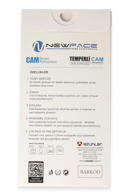 Newface 3D Antistatik Cam Ekran Koruyucu - Samsung
