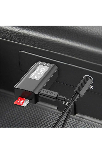 Earldom BR17 BT 5.3 SD Kart ve Aux Çıkışlı Arama Destekli Dijital Ekranlı 2in1 USB FM Transmitter