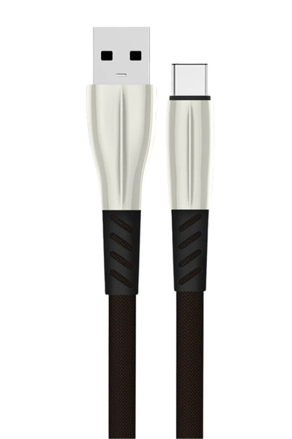 Konfulon S90 Metal Uçlu Type-C Kablo 1M 2.4A