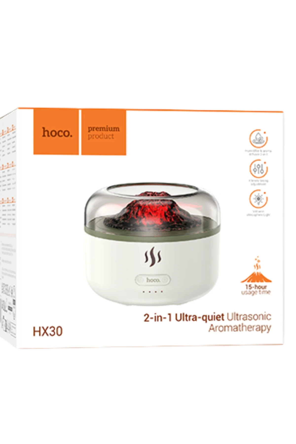 Hoco. HX30 Ultrasonik Masaüstü Aroma Koku Makinesi