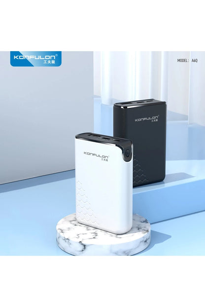 Konfulon A6Q 22.5W Usb 3.0 ve 20W Type-C Çıkışlı 10.000 mAh PD Powerbank
